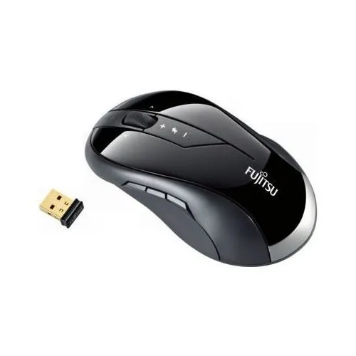 Set Tastatură + Mouse Fujitsu LX900, Fără fir, Negru