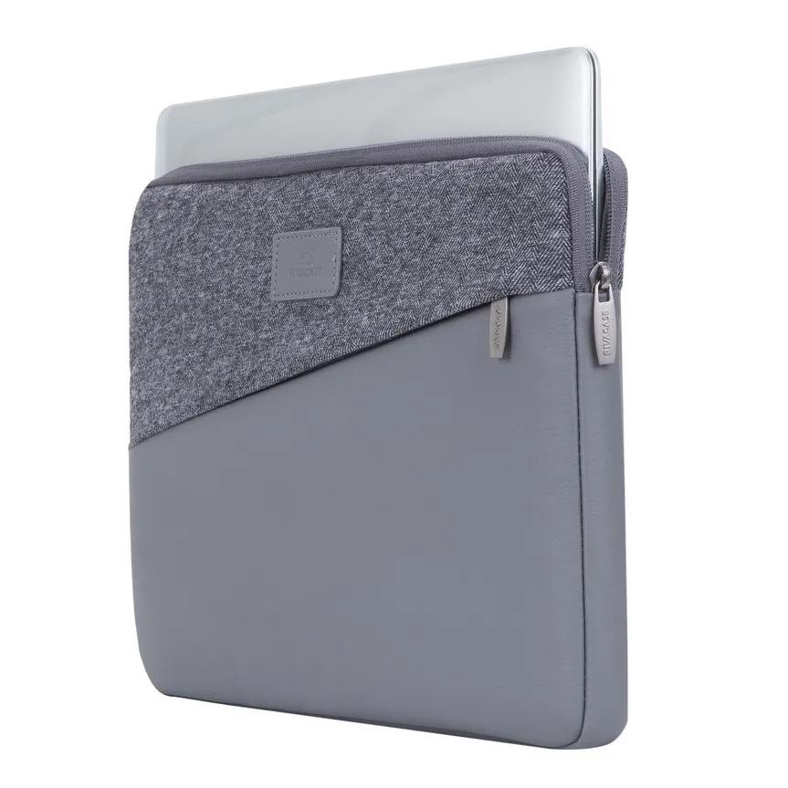 Geantă pentru Laptop RivaCase Egmont, 13.3", Polyester, Gri