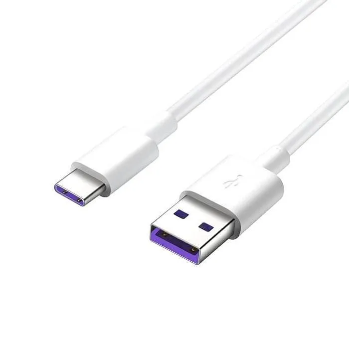 Cablu încărcare și sincronizare Huawei AP71, USB Type-A/USB Type-C, 1m, Alb