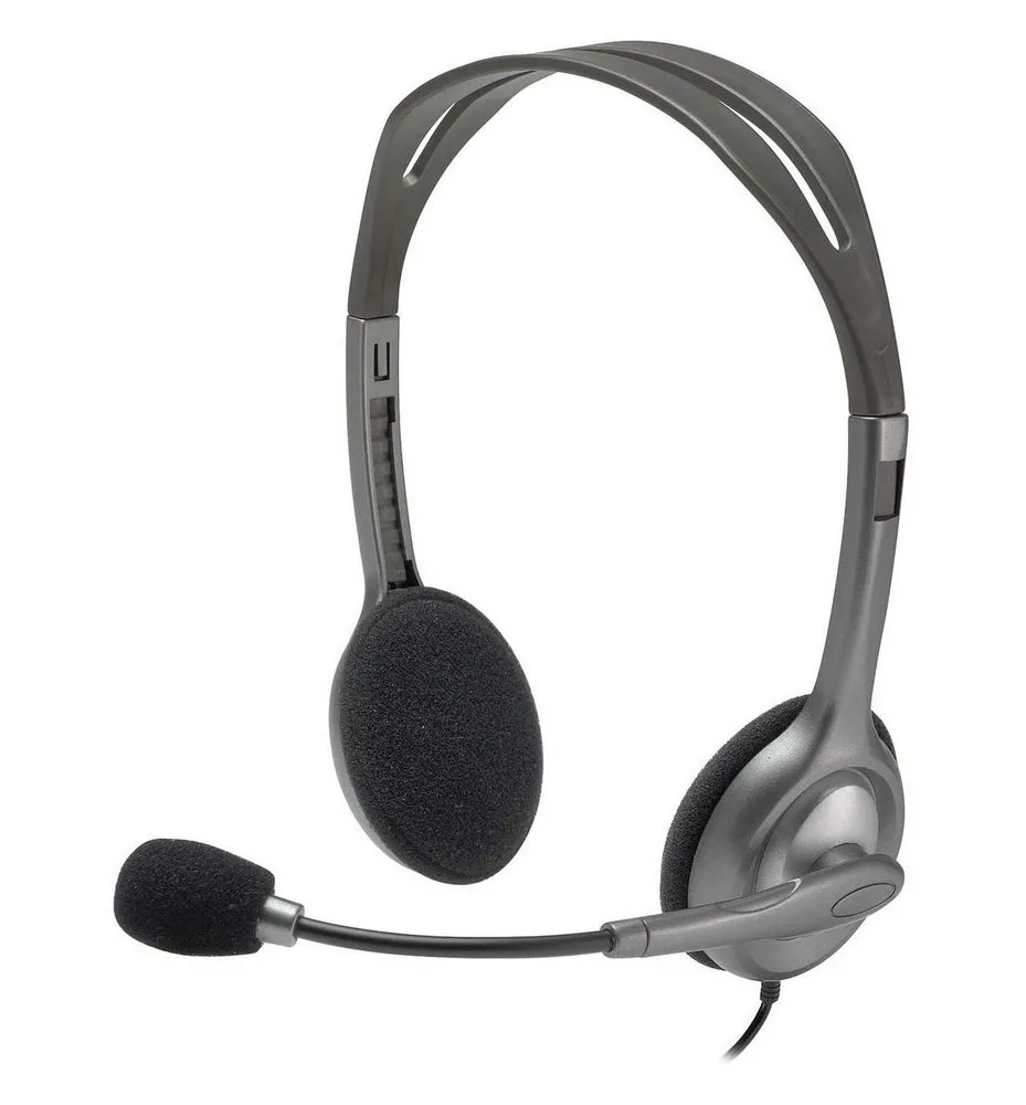 Căști Logitech H110, Gri