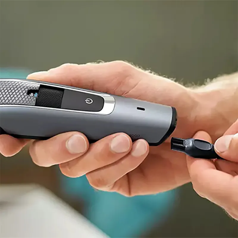 Trimmer pentru bărbați Philips Beardtrimmer Series 5000 BT5502/15, Gri | Negru