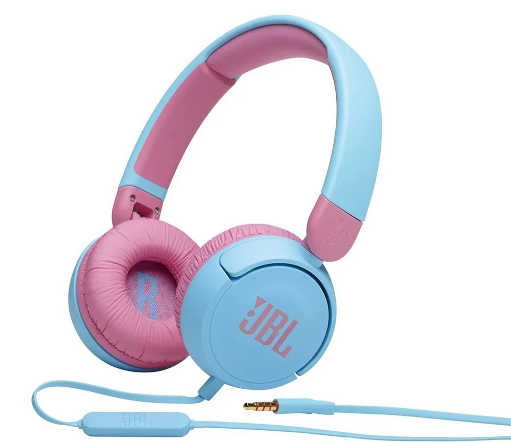 Căști JBL JR310, Albastru deschis
