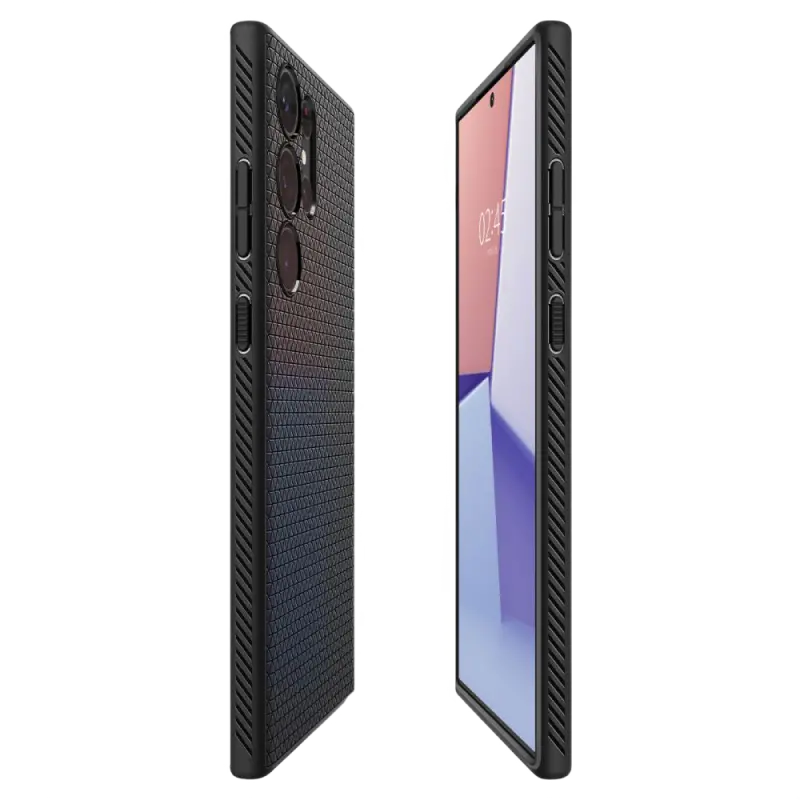 Husă Spigen Samsung S23 Ultra, Liquid Air, Negru mat