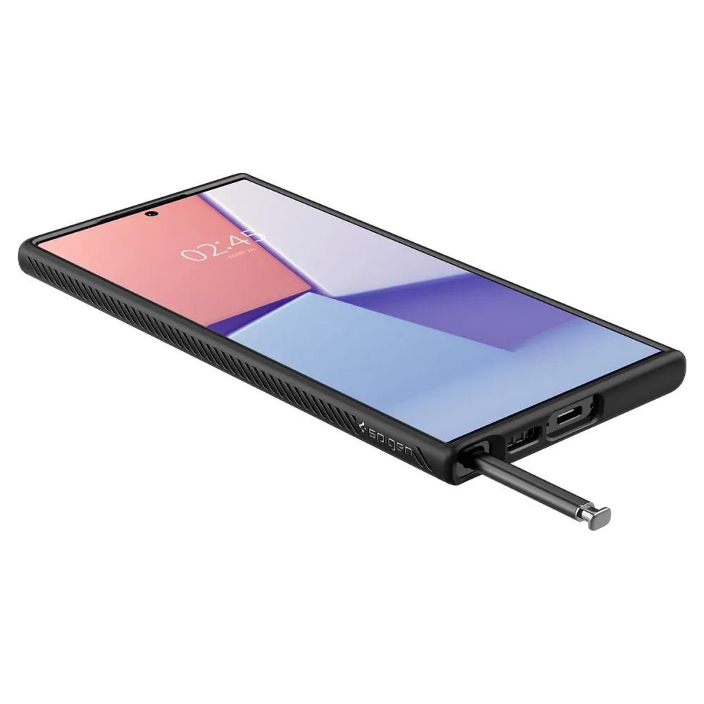 Husă Spigen Samsung S23 Ultra, Liquid Air, Negru mat