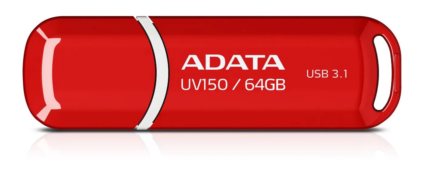 Memorie USB ADATA UV150, 64GB, Roșu