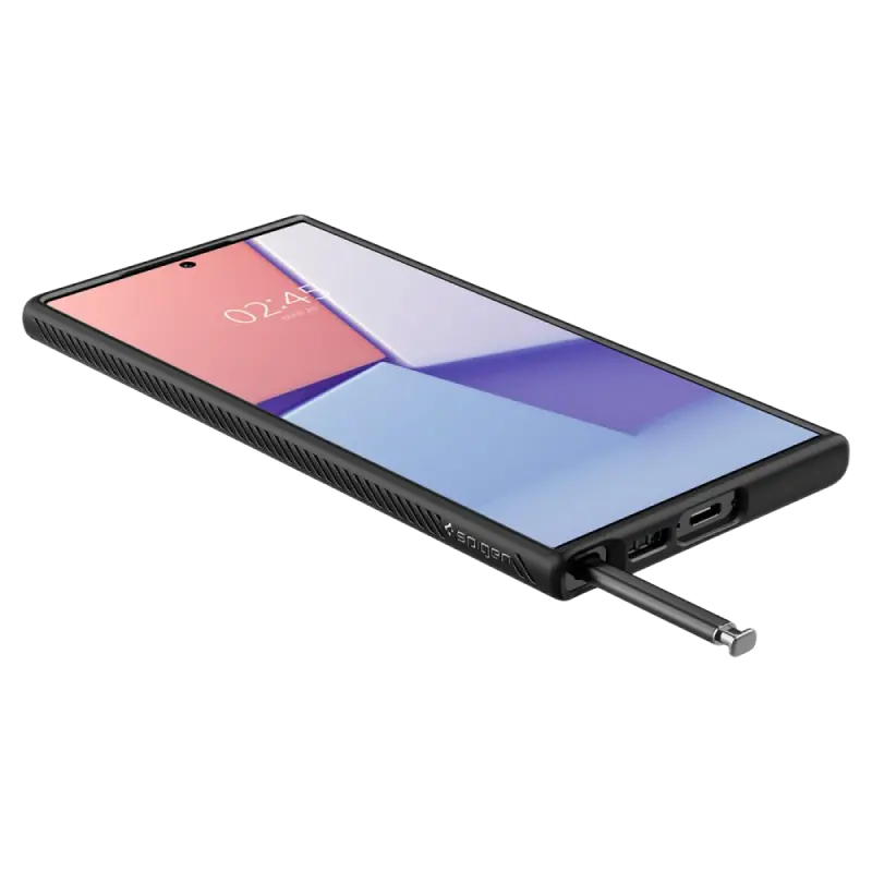 Husă Spigen Samsung S23 Ultra, Liquid Air, Negru mat