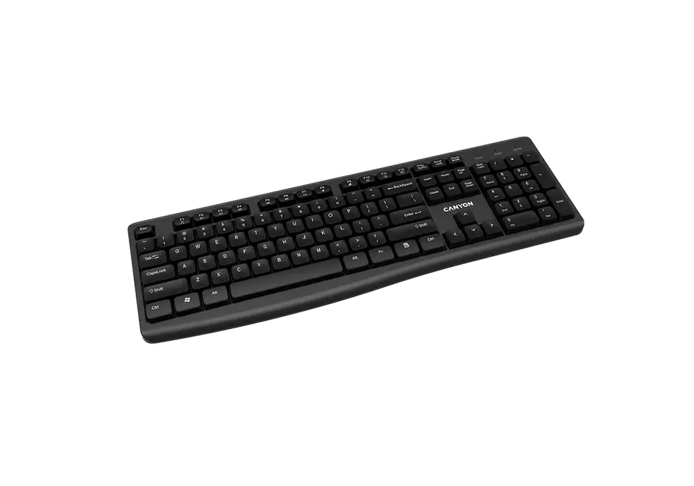 Tastatură Canyon KB-W50, Fără fir, Negru