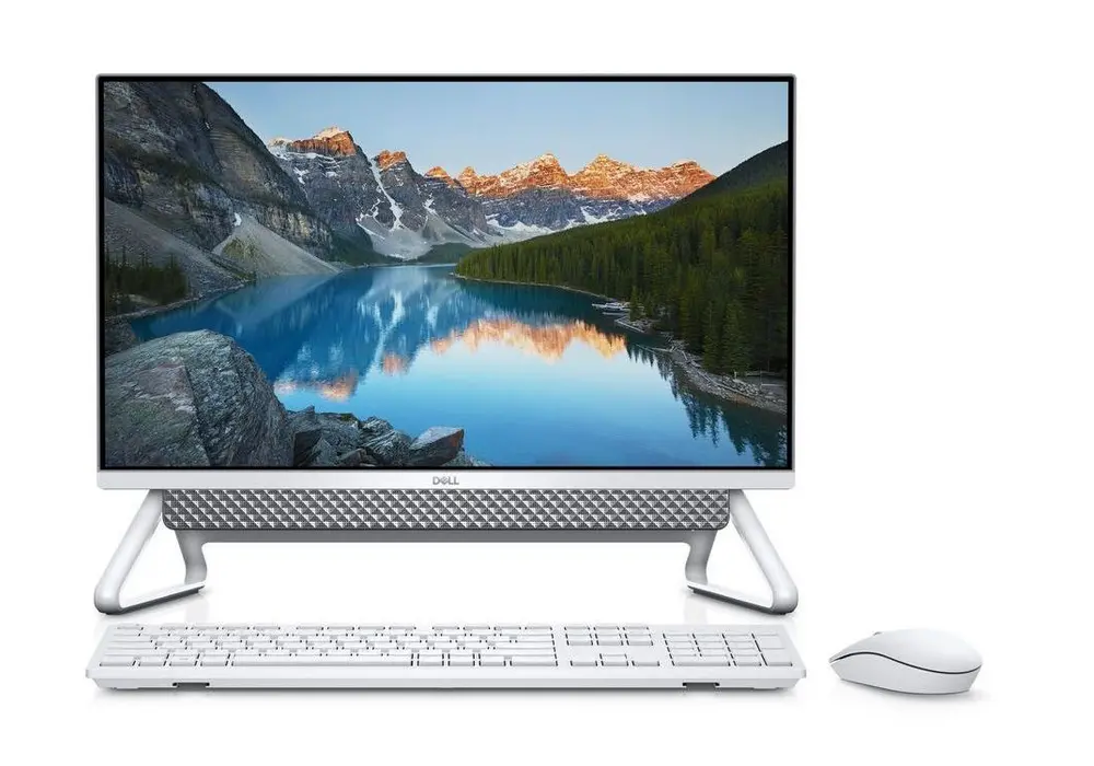 Computer All-in-One DELL Inspiron 5400, 23,8", Intel Core i5-1135G7, 8GB/1280GB, Windows 10 Pro 64-bit, Argintiu