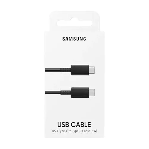 Cablu încărcare și sincronizare Samsung EP-DN975BBRGRU, USB Type-C/USB Type-C, 1m, Negru