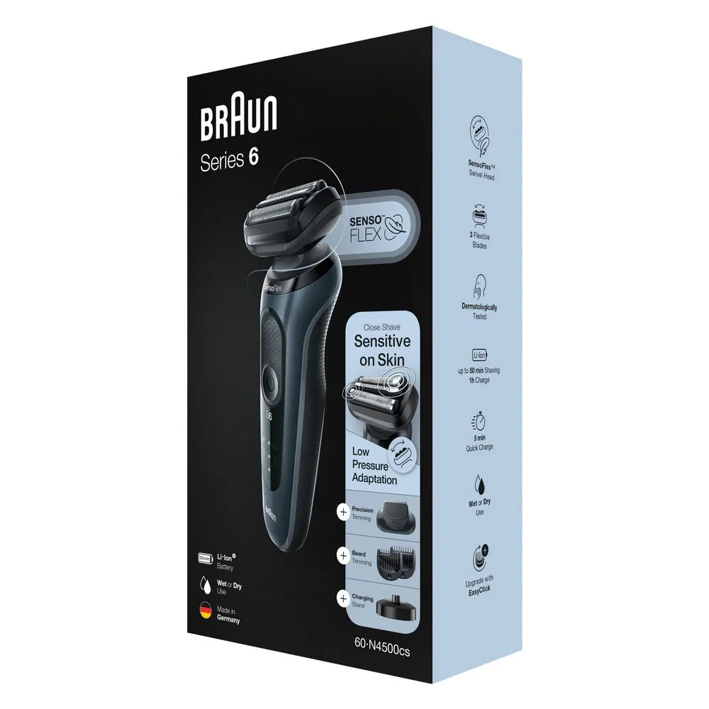 Aparat de ras electric BRAUN 60-N4500cs, Gri
