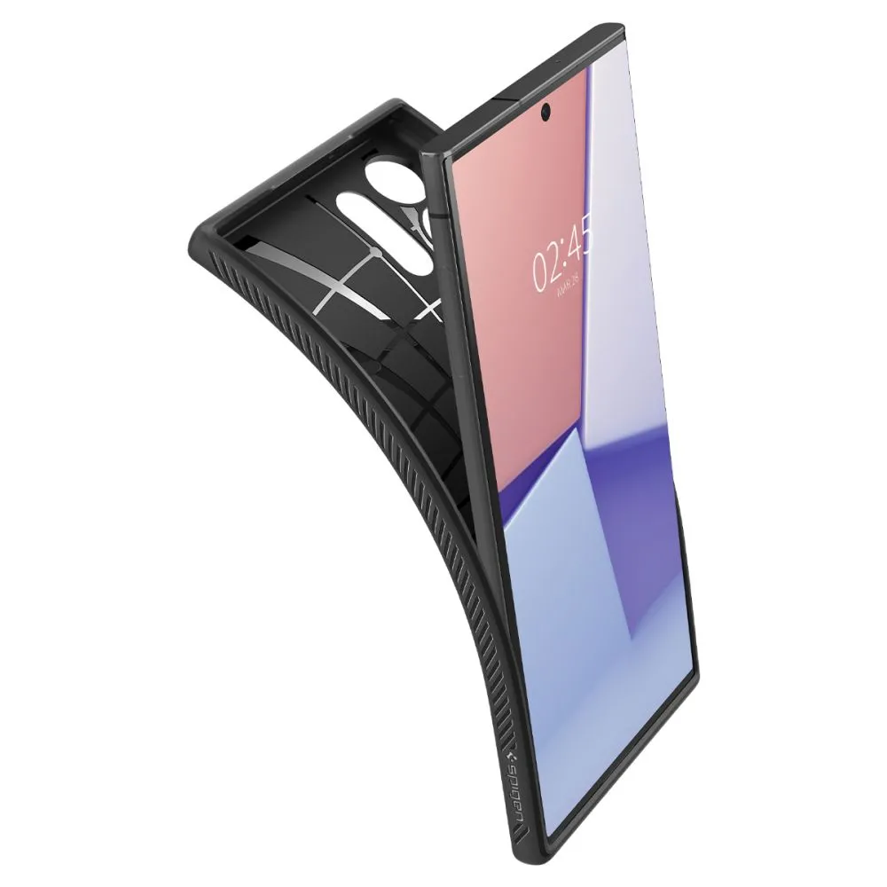 Husă Spigen Samsung S23 Ultra, Liquid Air, Negru mat