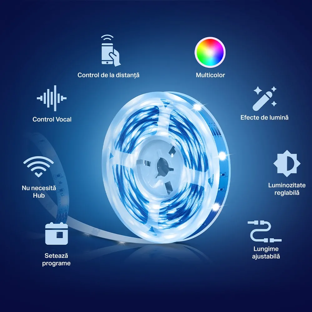 Bandă cu LED-uri TP-LINK Tapo L900-5, Multicolor