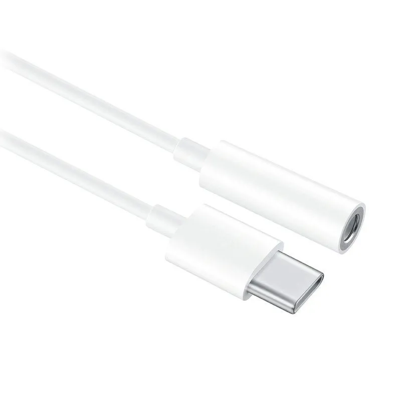 Audio Adaptor Huawei CM20, USB Type-C/3.5 mm (F), 0,09m, Alb