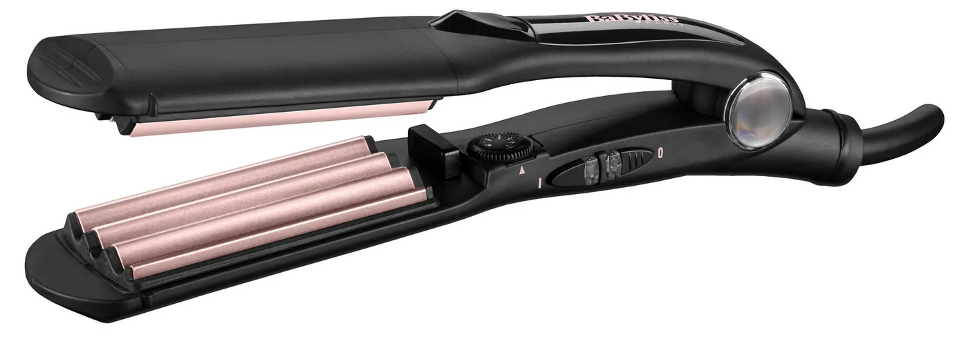 Placă de îndreptat părul BaByliss The Crimper 2165CE, Negru