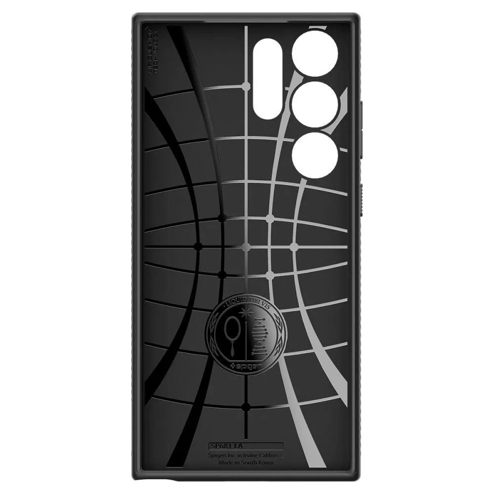 Husă Spigen Samsung S23 Ultra, Liquid Air, Negru mat