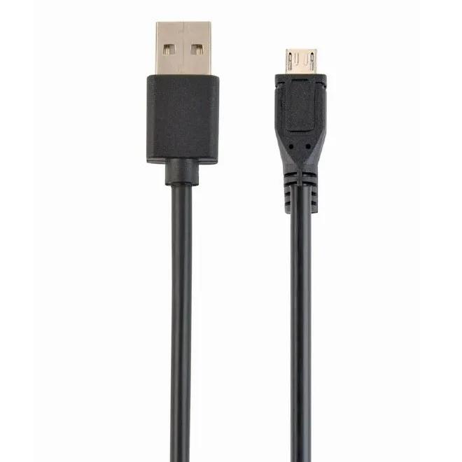 Cablu încărcare și sincronizare Cablexpert CC-mUSB2D-1M, USB Type-A/micro-USB, 1m, Negru