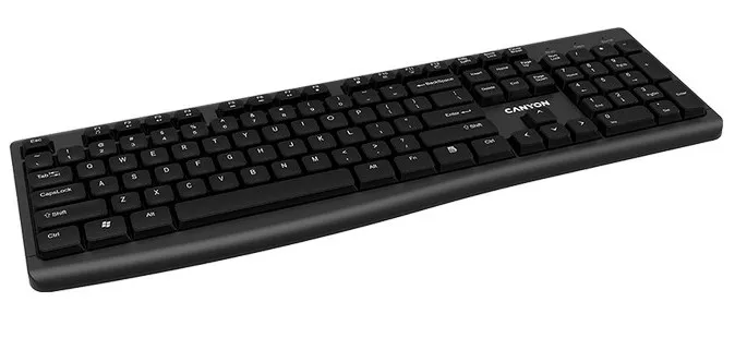 Tastatură Canyon KB-W50, Fără fir, Negru