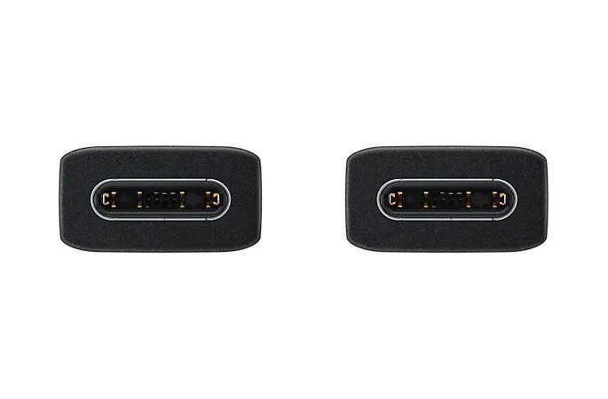 Cablu încărcare și sincronizare Samsung EP-DN975BBRGRU, USB Type-C/USB Type-C, 1m, Negru
