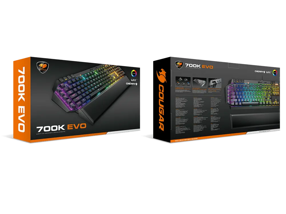 Tastatură Cougar 700K EVO, Cu fir, Negru
