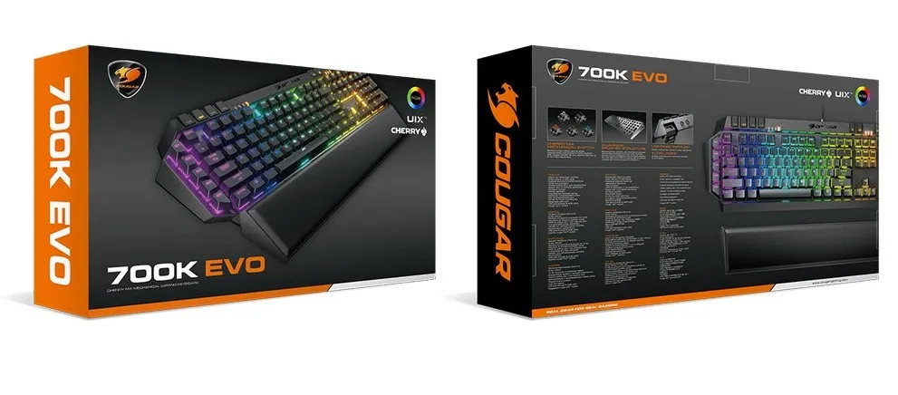 Tastatură Cougar 700K EVO, Cu fir, Negru