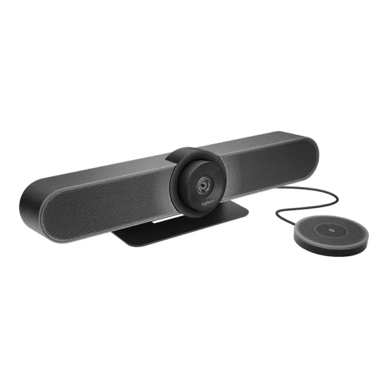 Microfon pentru camera Logitech MEETUP Expansion Mics, Fără fir, Negru