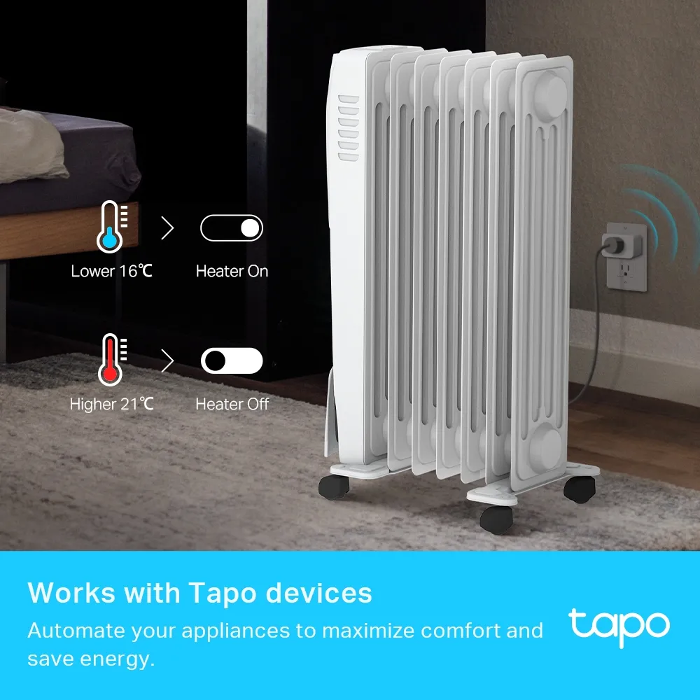 Smart senzor de temperatura și umiditate TP-LINK Tapo T315, Alb