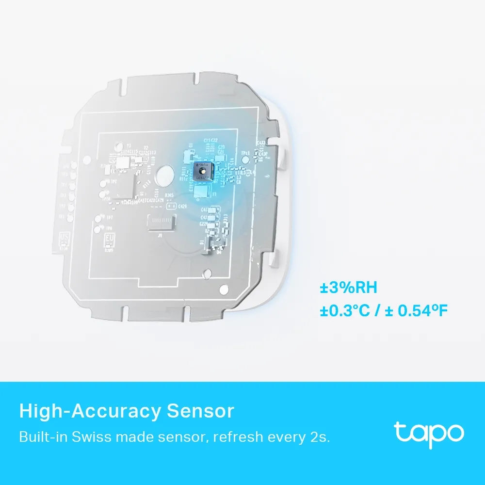 Smart senzor de temperatura și umiditate TP-LINK Tapo T315, Alb