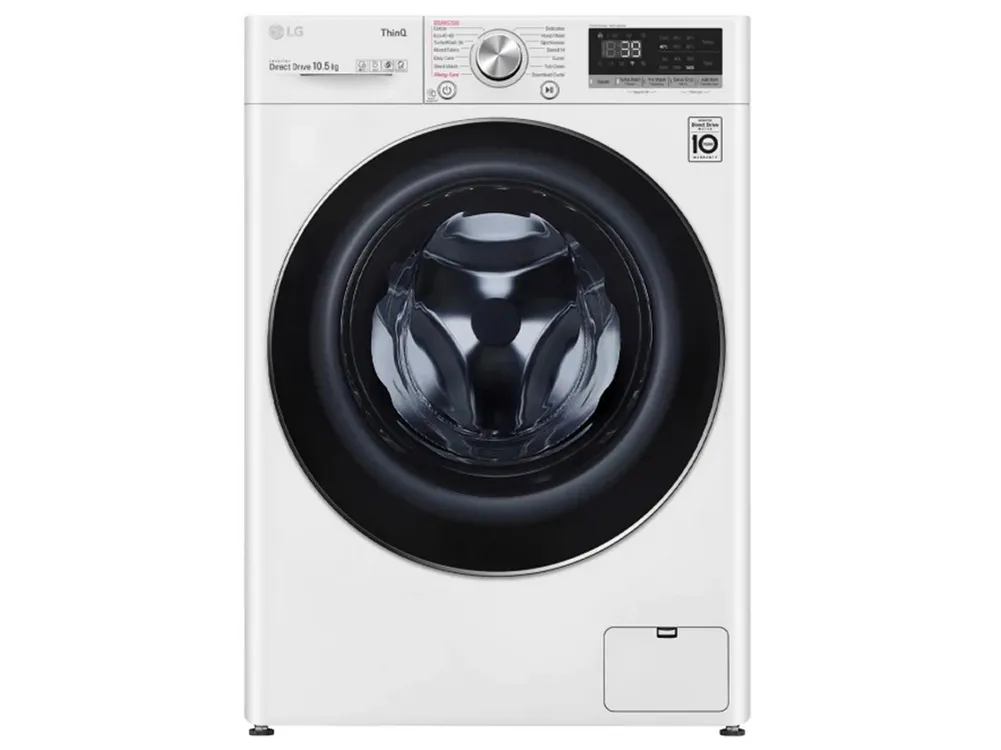Mașină de spălat LG F4WV710S2E, 10,5kg, Alb