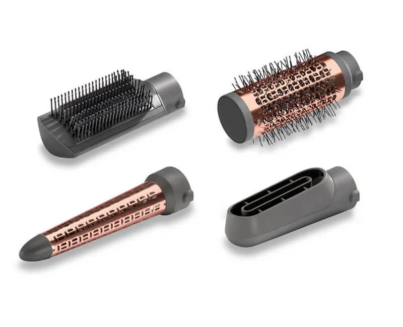Uscător de păr-perie BaByliss Air Style AS136E, 1000W, Gri