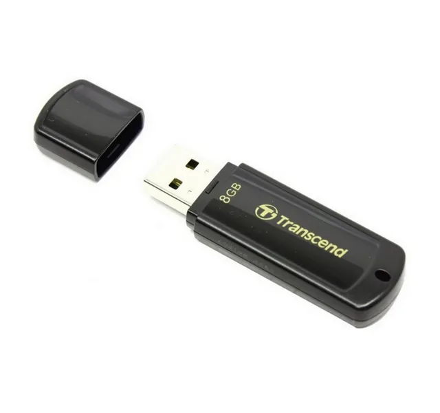 Memorie USB Transcend JetFlash 350, 8GB, Negru