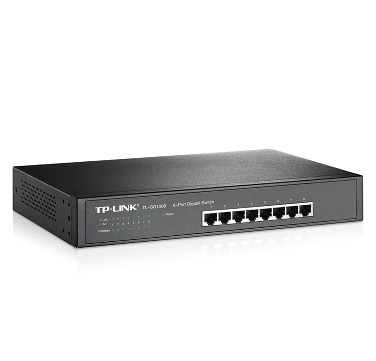Switch de rețea TP-LINK TL-SG1008, 8x 10/100/1000 Mbps