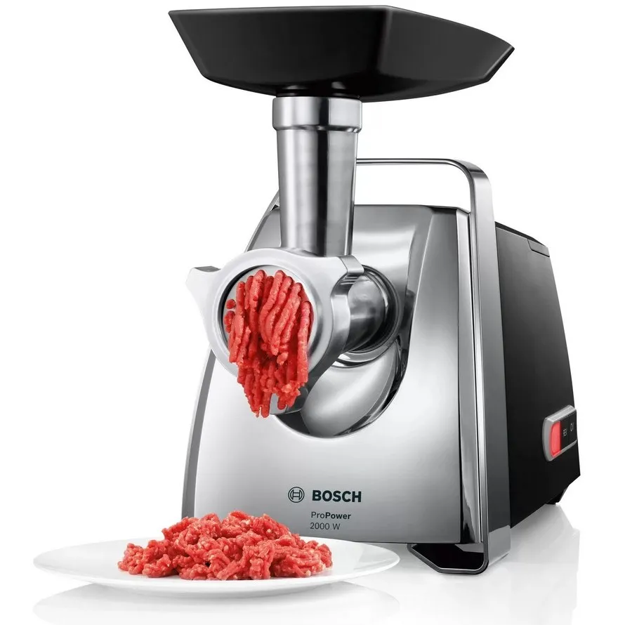 Mașină de tocat carne Bosch ProPower MFW67450, Oțel Inoxidabil Negru