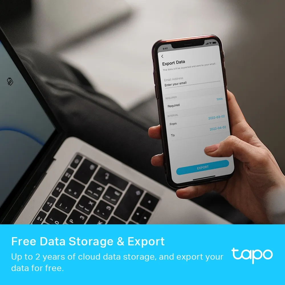 Smart senzor de temperatura și umiditate TP-LINK Tapo T315, Alb