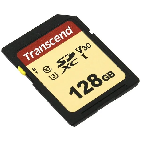 Card de Memorie Transcend SDXC Class 10, 128GB (TS128GSDC500S)