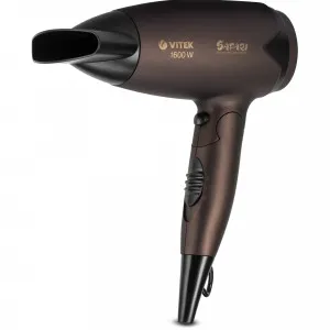 Uscător de păr compact VITEK VT-8206, 1600 W, Maro