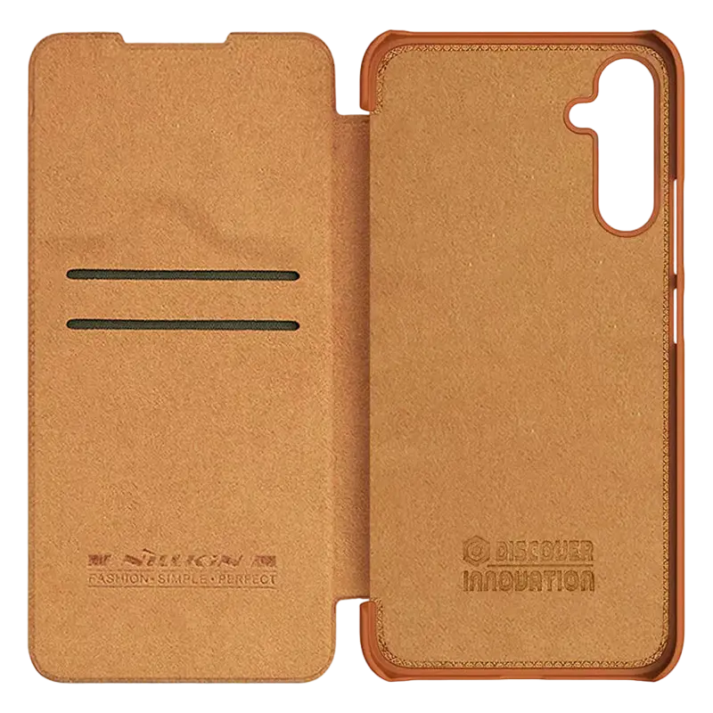 Husă tip carte Nillkin Galaxy A34 - Qin LC, Maro