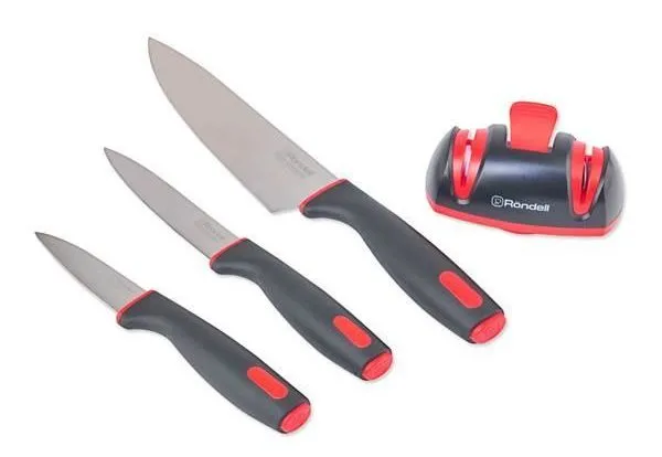 Set de Cuțite Rondell RD-1011, Negru