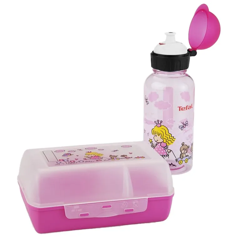Set pentru prânz pentru copii Tefal Princess, Roz