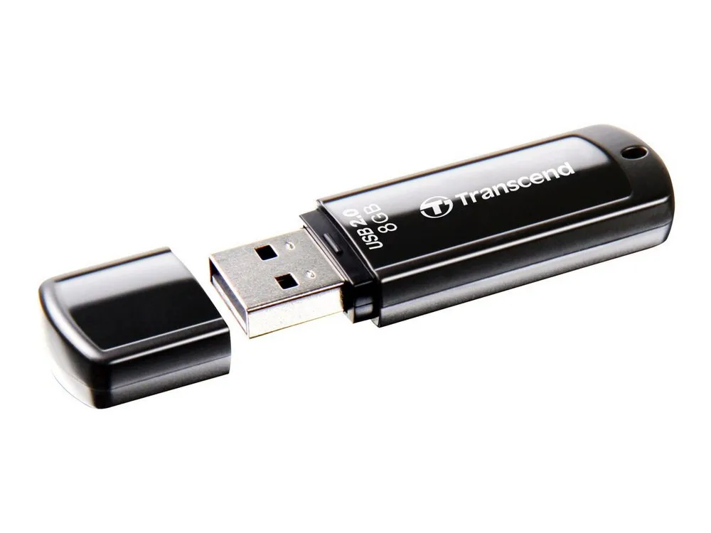 Memorie USB Transcend JetFlash 350, 8GB, Negru