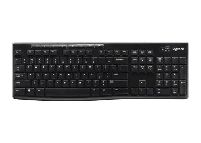 Tastatură Logitech K270, Fără fir, Negru