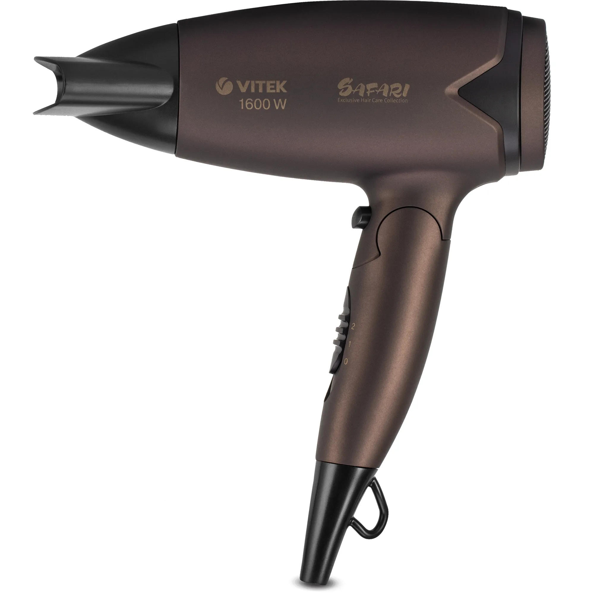Uscător de păr compact VITEK VT-8206, 1600 W, Maro