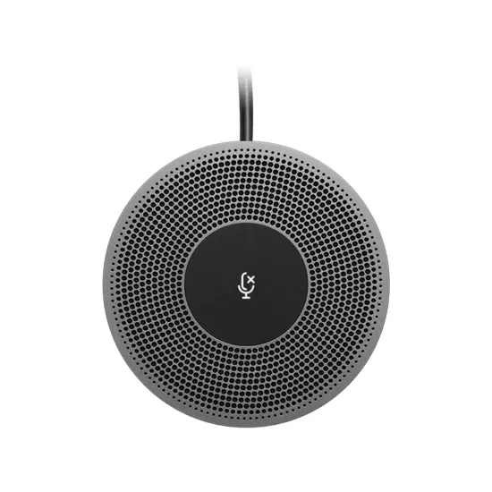 Microfon pentru camera Logitech MEETUP Expansion Mics, Fără fir, Negru