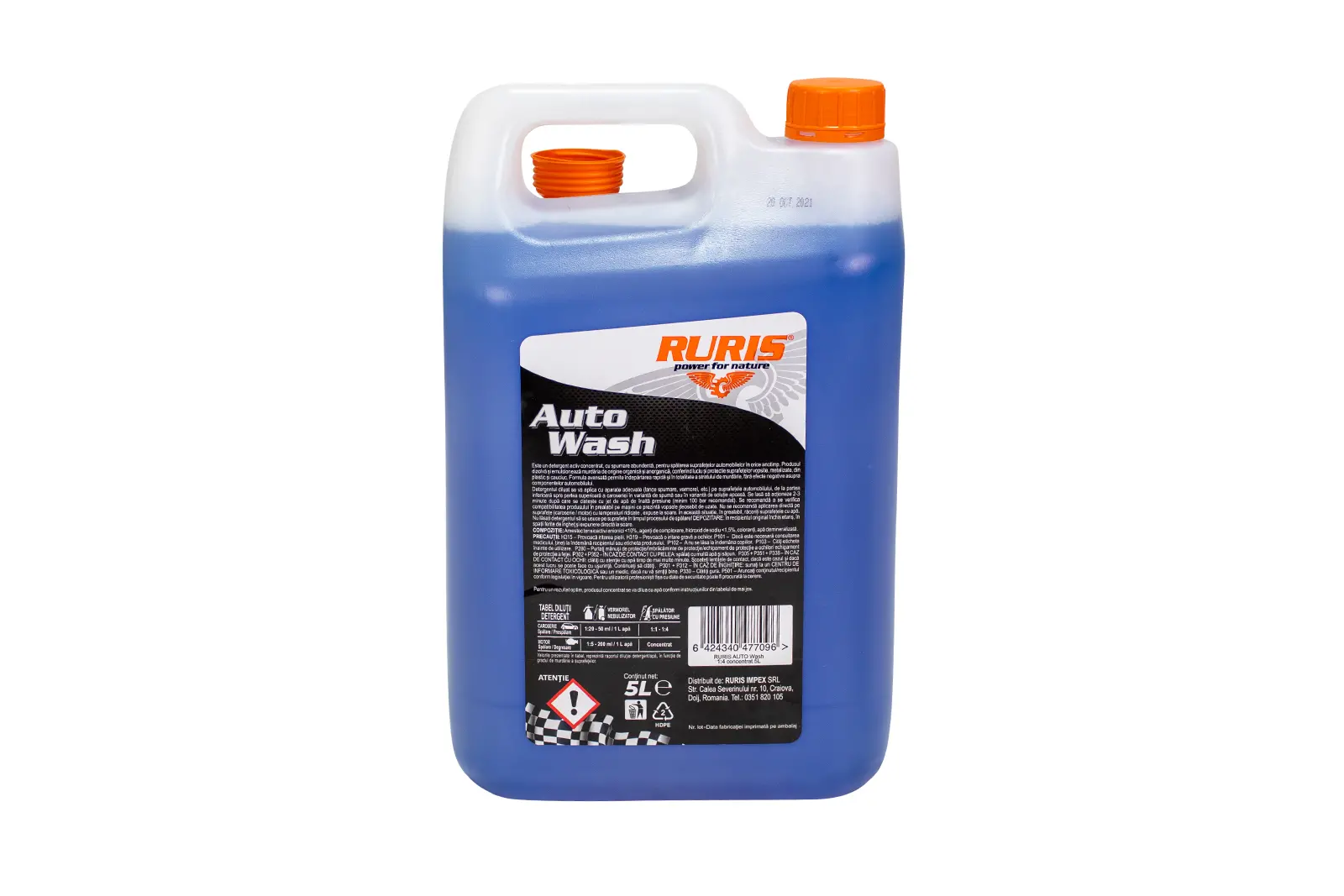 Detergent Ruris Auto Wash 5L