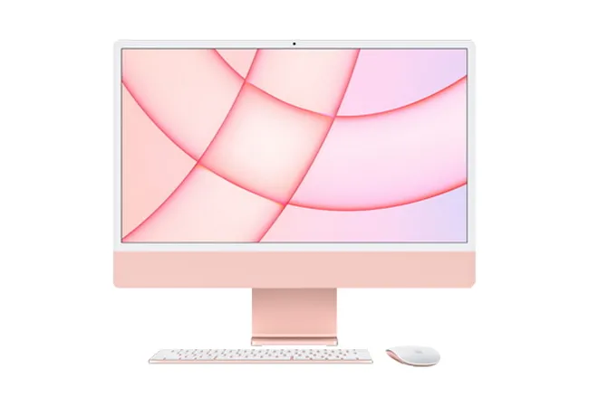 Computer All-in-One Apple iMac A2438, M1 with 8-core CPU and 8-core GPU, 16GB/512GB, macOS Big Sur, Roz