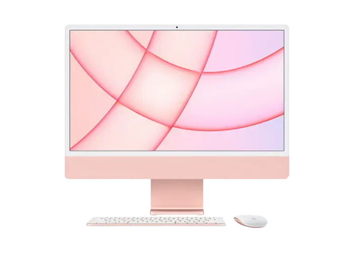 Computer All-in-One Apple iMac A2438, M1 with 8-core CPU and 8-core GPU, 16GB/512GB, macOS Big Sur, Roz