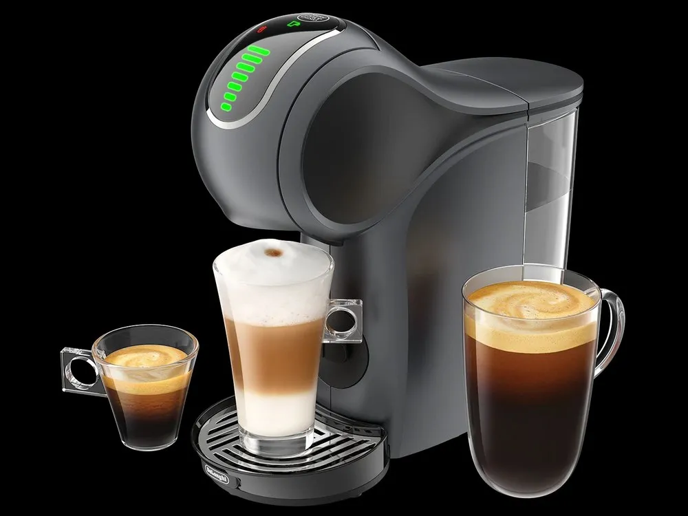 Espressor cu capsule De'Longhi Genio S Touch EDG426GY, 1500W, Gri