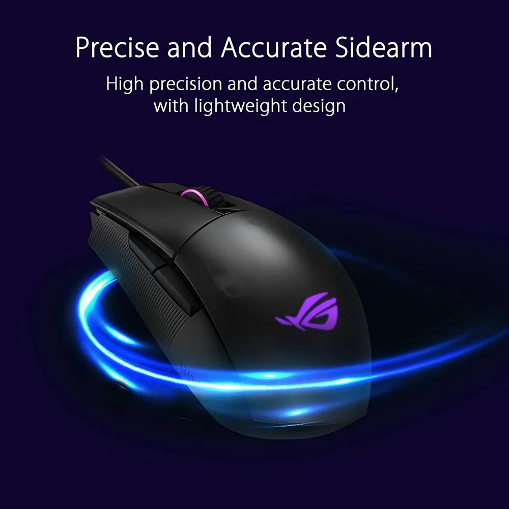 Gaming Mouse ASUS ROG Strix Impact II, Negru