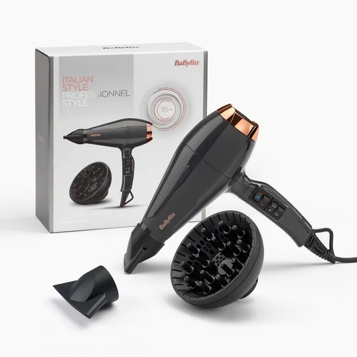 Uscător de păr BaByliss 6719DE, 2200 W, Negru