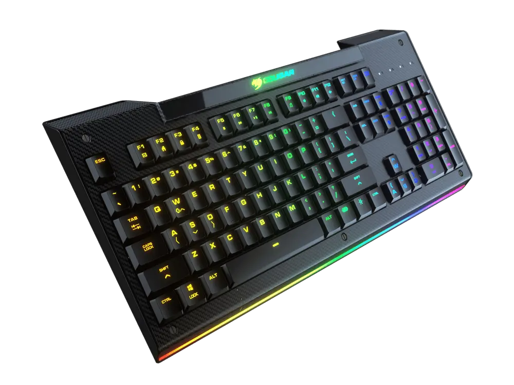 Tastatură Cougar Aurora S, Cu fir, Negru