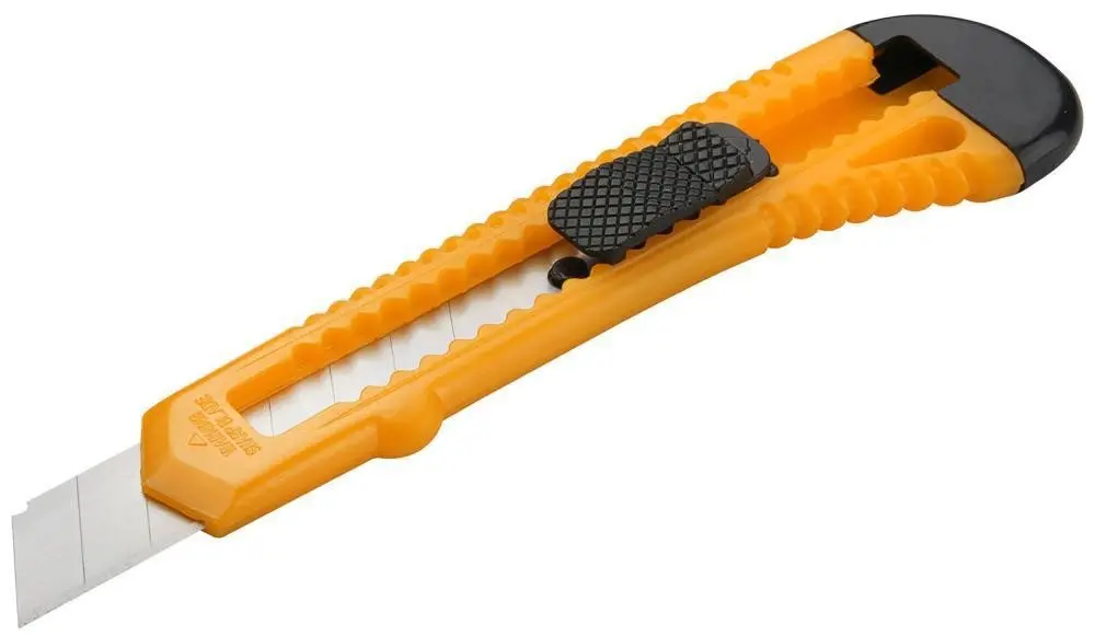 Cutit / Cutter TOLSEN cu lama cu clic 18x100 mm plastic